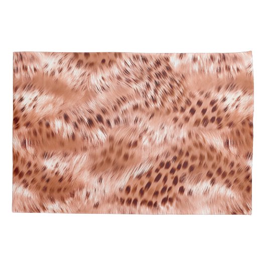 Housse D'oreillers Léopard rose rose (Dos-gauche)