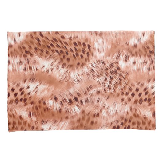 Housse D'oreillers Léopard rose rose (devant-Droit)
