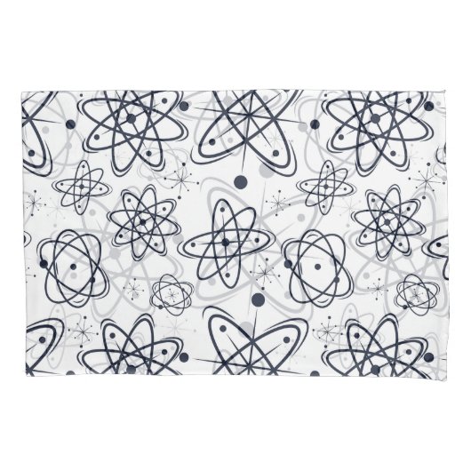 Housse D'oreillers L'ère atomique : Motifs modernes du milieu du sièc (devant)