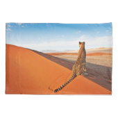 Housse D'oreillers Les déserts | Désert de Cheetah Savannah (Dos)