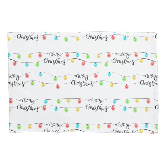 Housse D'oreillers Les Feux de Noël (devant)