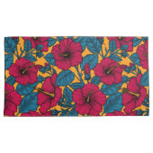 Housse D'oreillers Les fleurs d'Hibiscus (devant-Droit)