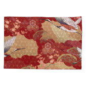 Housse D'oreillers Les fleurs japonaises de kimono (Dos)