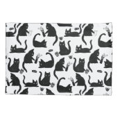 Housse D'oreillers Les mauvais chats frappent des trucs sur (Dos)