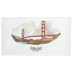 Housse D'oreillers Les monuments de San Francisco