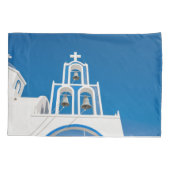 Housse D'oreillers Les monuments | Église grecque du dôme bleu (Dos)