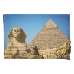 Housse D'oreillers Les monuments Sphinx & Pyramide d'Egypte