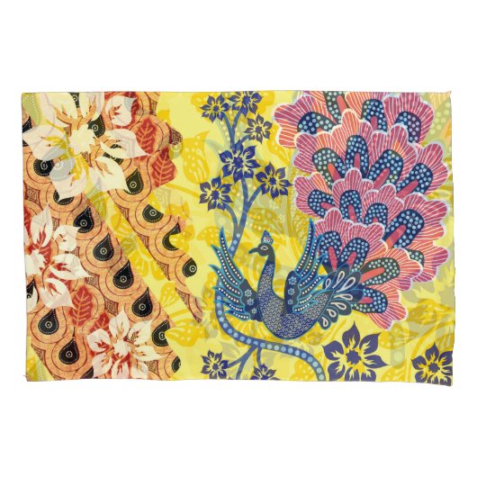 Housse D'oreillers Les motifs distinctifs du batik indonésien (devant)