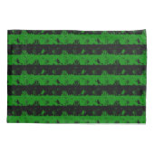 Housse D'oreillers Les nuits d'Halloween vertes et noires d'Alien (Dos)