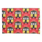 Housse D'oreillers Les passionnés de train ferroviaire britannique (devant-gauche)