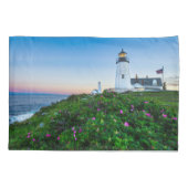Housse D'oreillers Les phares | Point Lighthouse Bristol Maine (Dos)