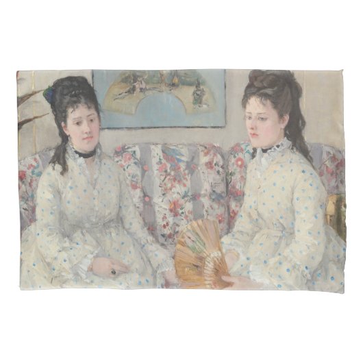 Housse D'oreillers Les Soeurs (par Berthe Morisot) (devant-gauche)