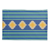 Housse D'oreillers Les tons paon marocains (Dos)