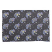 Housse D'oreillers Lézard de Zentangle (devant-Droit)