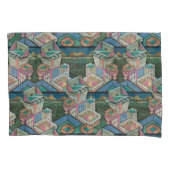 Housse D'oreillers Licorice alltrie collage 3D en daim (devant)