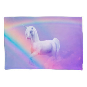 Housse D'oreillers Licorne et arc-en-ciel