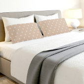 Housse D'oreillers Light Brown Circles PatternPair Of Pillowcases