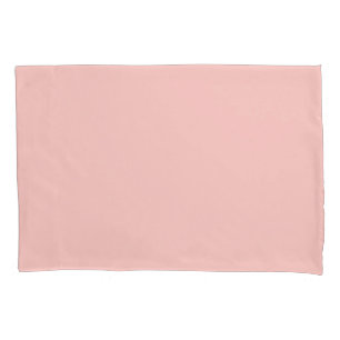 Housse D'oreillers Light Gossamer Pink, Solid Color Pastel