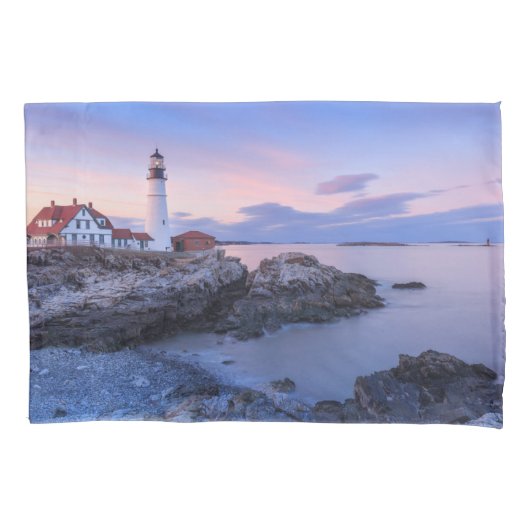 Housse D'oreillers Lighthouses | Cape Elizabeth, Maine (devant)
