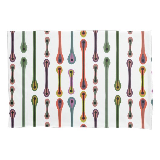 Housse D'oreillers Lignes atomiques (devant)