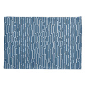 Housse D'oreillers Lignes de circuit blanc (Dos)