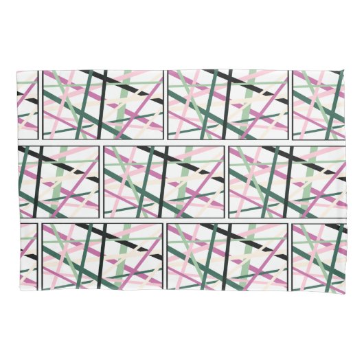 Housse D'oreillers Lignes de printemps (devant)