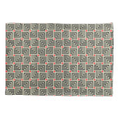 Housse D'oreillers Lignes géométriques motif (Dos-gauche)
