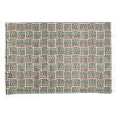 Housse D'oreillers Lignes géométriques motif (devant-Droit)