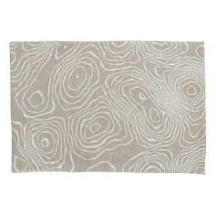 Housse D'oreillers Lignes terrestres topographiques : Carte organique