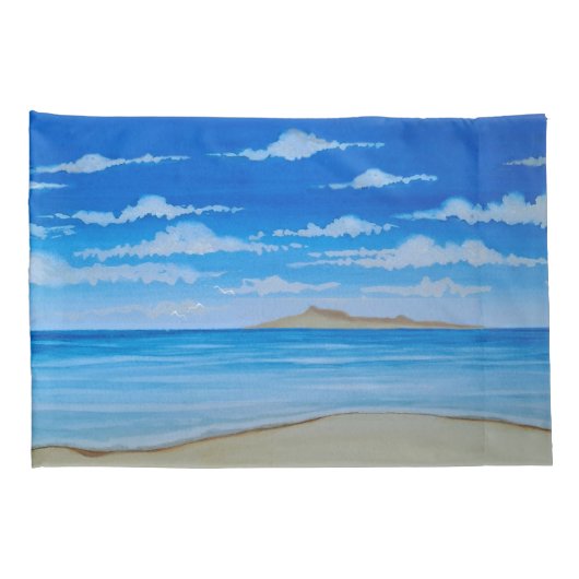 Housse D'oreillers L'île tropicale (Dos-Droit)