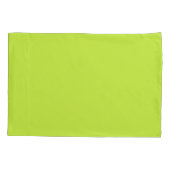 Housse D'oreillers Lime Vert simple taille Coussin Coque (Dos)