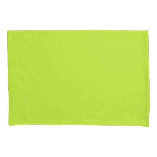 Housse D'oreillers Lime Vert simple taille Coussin Coque (devant)