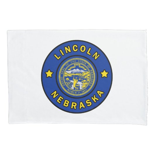 Housse D'oreillers Lincoln Nebraska (devant)