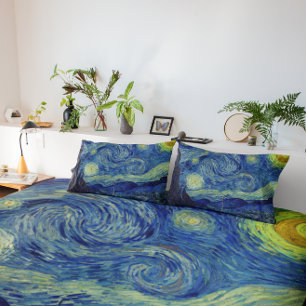 Housse D'oreillers Literie De Nuit Van Gogh Starry