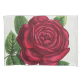 Housse D'oreillers Lithographie de rose antique, François-Frédéric Gr (devant)