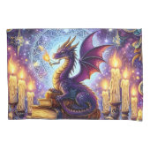 Housse D'oreillers Livres de Magicien de Dragon Mystique (devant)