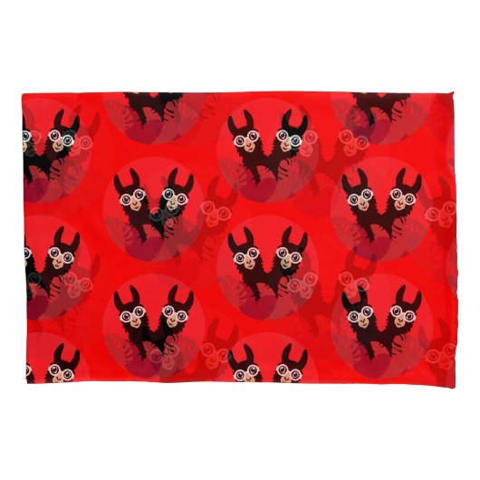 Housse D'oreillers Llama Alpaca Twin Brothers (devant-gauche)