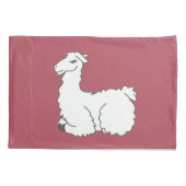 Housse D'oreillers Llama et Dusty Rose (Dos)