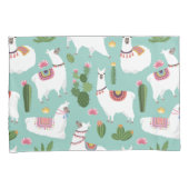 Housse D'oreillers Llama Motif (devant-Droit)