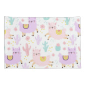 Housse D'oreillers Llama Motif (Dos-Droit)