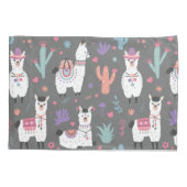 Housse D'oreillers Llama Motif (Dos-gauche)