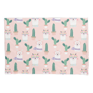 Housse D'oreillers Llama Motif Coque Coussin