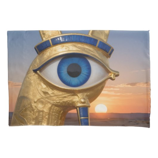 Housse D'oreillers L'Œil égyptien³ (devant)