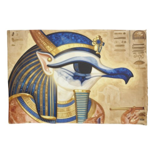 Housse D'oreillers L'œil égyptien (devant)