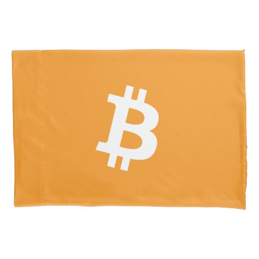 Housse D'oreillers Logo Bitcoin Cryptomonnaie (devant-gauche)