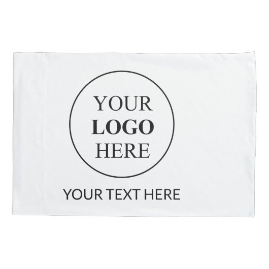 Housse D'oreillers Logo promotionnel personnalisé - Pas de commande m (Dos)