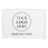 Housse D'oreillers Logo promotionnel personnalisé - Pas de commande m (devant)