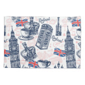 Housse D'oreillers Londres, Angleterre (Dos-gauche)