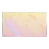 Housse D'oreillers Lotus rose et jaune (Dos)