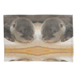 Housse D'oreillers Loutre dormant